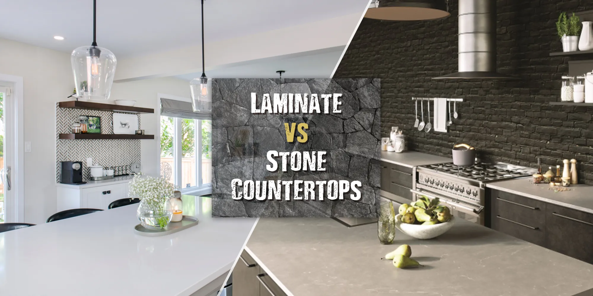 Laminate vs. Stone Countertops